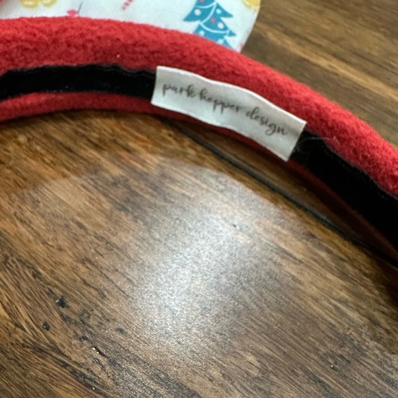 Disney Park Hopper Design Red Bow Mouse Ears Headband - Picture 3 of 3